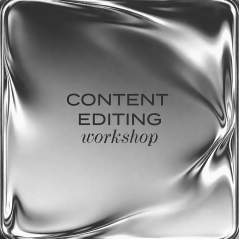THE EDITING WORKSHOP